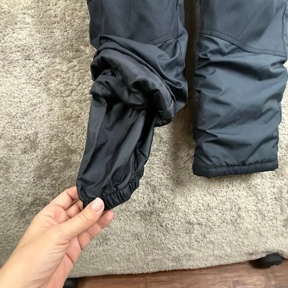 All in Motion Black Snow Bib Ski Pants Snowpants Snowsuit Youth Boy Girl XL 14
